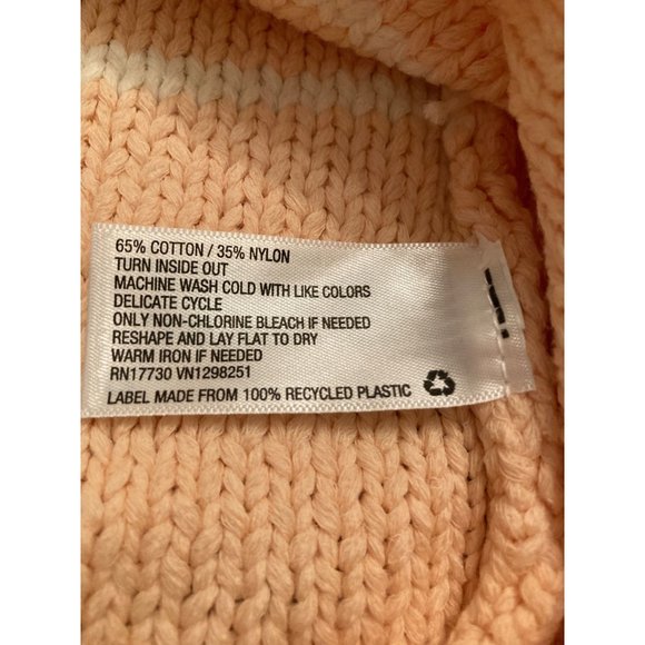 Women's Striped Crewneck Extended Shoulder Sweater - Universal Thread S Small - Picture 6 of 7